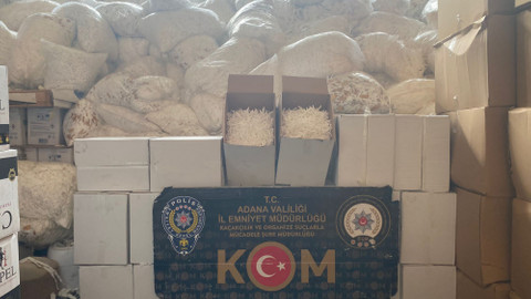 Adana'da 60 milyon 750 bin kaçak makaron ele geçirildi