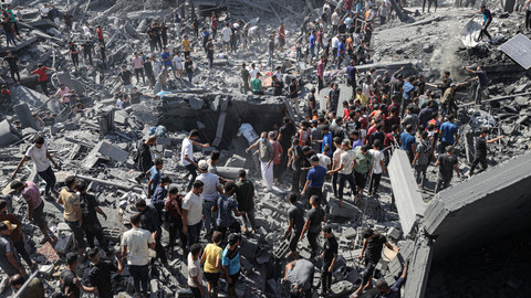 BM: Gazze'de yerinden edilmiş kişilerin sayısı 1,5 milyona ulaştı