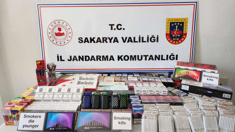 Sakarya'da kaçak sigara operasyonu
