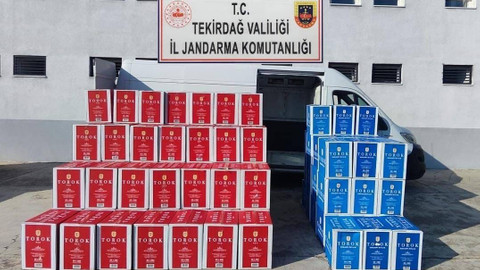 Tekirdağ'da kaçakçılara darbe: 1 milyonun üzerinde makaron ele geçirildi