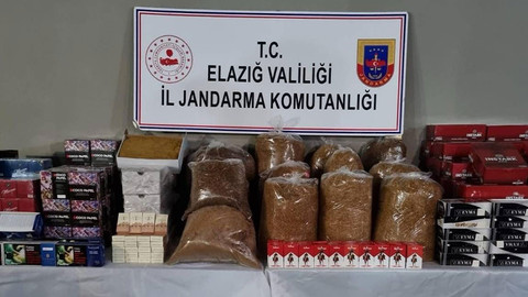 Elazığ’da kaçak tütün operasyonu!