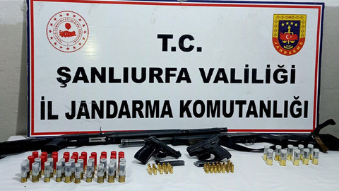 Siverek'te jandarma ve emniyetten asayiş denetimi: 8 silah ele geçirildi