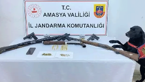 Amasya'da uyuşturuculara yönelik Duman-05 operasyonu
