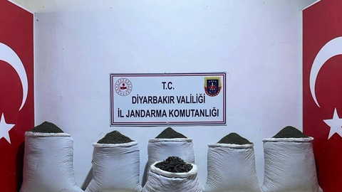 Diyarbakır’da 123 kilogram esrar ele geçirildi