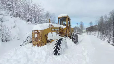Doğu Karadeniz'de ulaşım sağlanamayan 395 köy yolundan 287'si açıldı