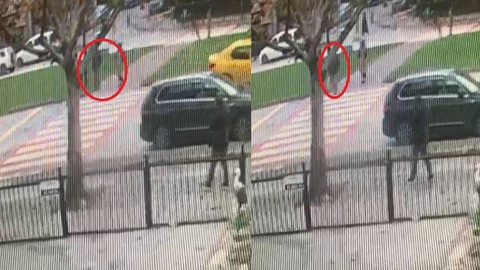Yaya geçidinde dehşet saçtı: Çarptığı kişi havada savruldu