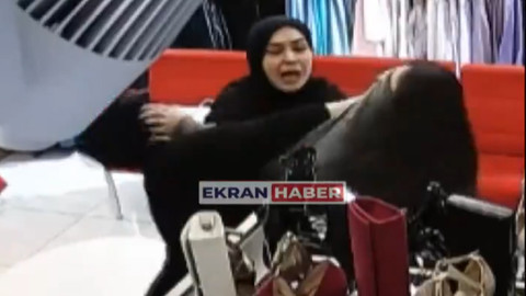 Tesettür giyim mağazasında kadınların 'namaz' kavgası!