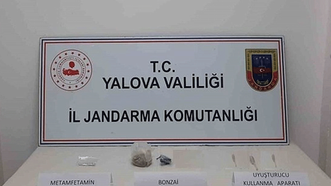 Yalova'da jandarma ekipleri tarafından uyuşturucu operasyonu