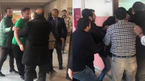 Veliler okulu bastı, öğretmenleri dövdü!
