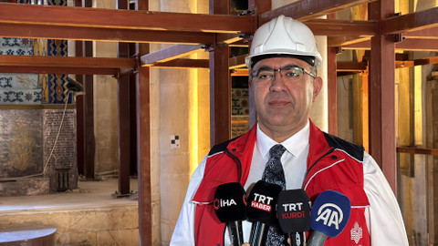 Adıyaman'da depremlerde hasar gören kilise restore ediliyor