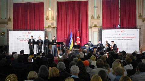 Bosna Hersek'te Türkiye Cumhuriyeti 100. Yıl Konseri düzenlendi