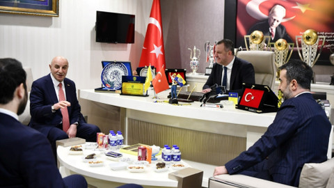 Cumhur İttifakı ABB başkan adayı Altınok'tan MKE Ankaragücü'ne ziyaret: