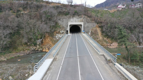 Doğu Karadeniz'i İç Anadolu'ya bağlayan Dereli yolu, ulaşım süresini yarıya düşürdü