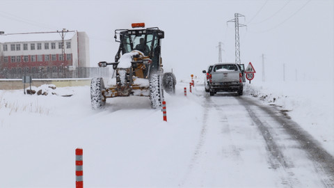 Erzurum, Kars ve Iğdır'da 18 yerleşim yerine kardan ulaşım sağlanamıyor