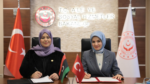 Türkiye ile Libya arasında sosyal politika ve sosyal hizmet alanlarında "işbirliği mutabakat zaptı" imzalandı