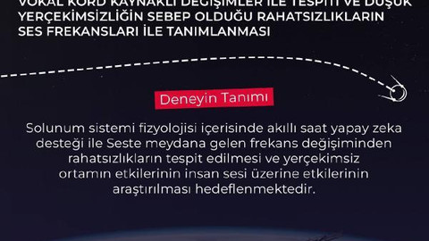 Bakan Kacır, 'VOKALKORD' deneyinin tanıtımını paylaştı
