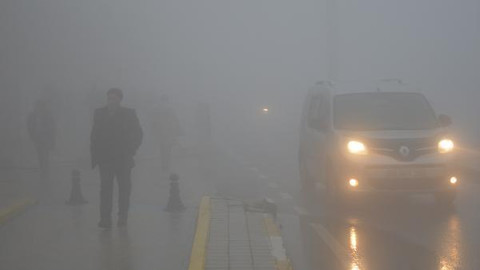 Mardin’de yoğun sis etkili oldu