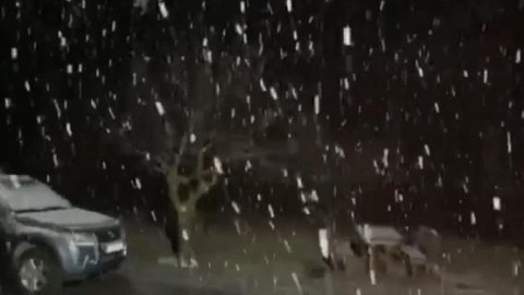 Yüksek kesimlerde kar yağışı başladı