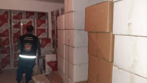 Ankara'da kaçak makaron operasyonu gerçekleştirildi