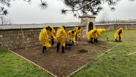 Ayağa kaldırılacak Edirne Mevlevihanesinde kazı çalışmaları başladı