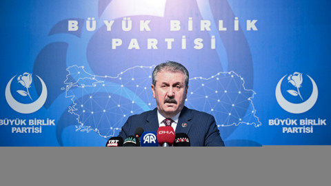 BBP Genel Başkanı Destici, basın toplantısı düzenledi: