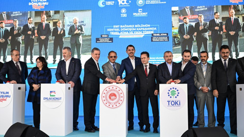 İBB Başkan adayı Kurum, Tuzla'daki kentsel dönüşüm temel atma töreninde konuştu: