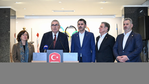 İBB Başkan adayı Kurum'dan Olimpiyatevi'ne ziyaret: