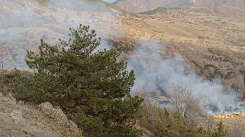 Karabük'te çıkan örtü yangını söndürüldü