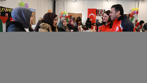 Konteyner kentte yaşayan kadınlardan Gazze için "Ahde Vefa" kermesi