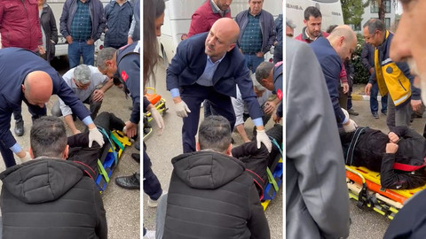 Kazayı görünce yardıma koştu: Başkan adayı Doktor Halil Nacar'dan yaralılara müdahale