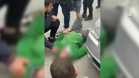 Büyükçekmece'de kavga esnasında silahla vuruldu, kameralar böyle kaydetti