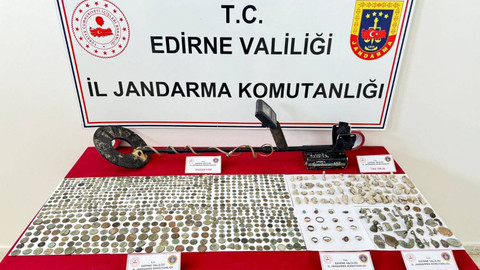 Jandarmadan Edirne’de büyük tarihi eser kaçakçılığı operasyonu!