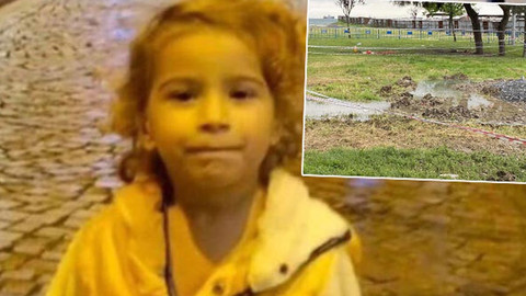 Küçükçekmece'de su birikintisine düşerek hayatını kaybeden 5 yaşındaki Eda Nur toprağa verildi