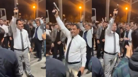 Başkanın silahlı seçim kutlamasına soruşturma!