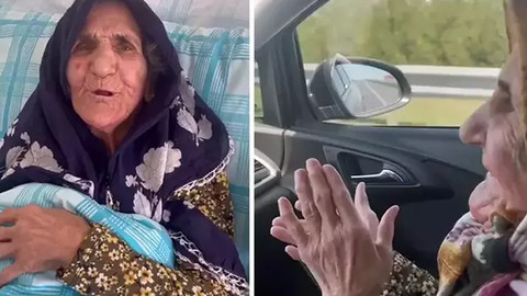 Ardahan'da yürek ısıtın görüntüler! Huzurevindeki kadının şarkı dinleyerek gezme hayali gerçekleştirildi