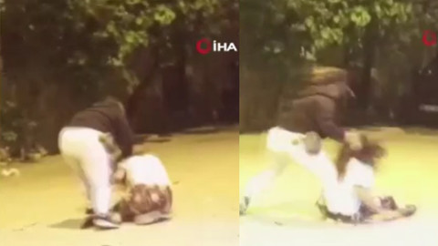 Saçından çekip yere fırlattı! Kadınların saç saça baş başa kavgası gündem oldu