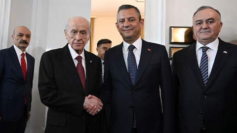 Özgür Özel ve Devlet Bahçeli görüşmesi başladı! İlk fotoğraf geldi