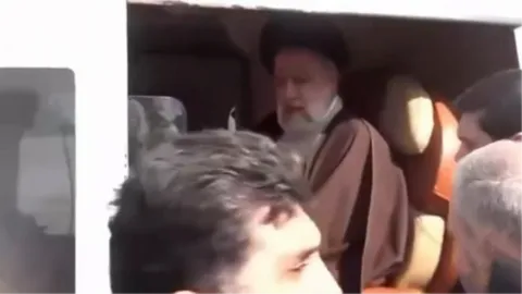 Reisi'nin helikoptere binmeden önceki son görüntüleri ortaya çıktı!