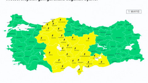 Meteoroloji'den 28 ilimiz için sağanak uyarısı!