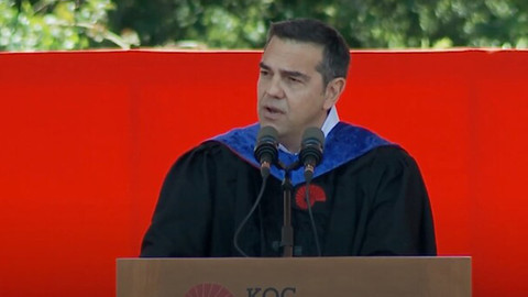 Alexis Çipras Koç Üniversitesi'nde konuştu
