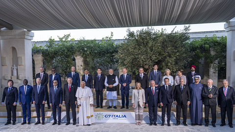 Cumhurbaşkanı Erdoğan G7 Liderler Zirvesi'nde