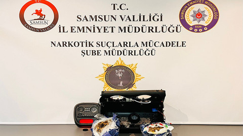 Ses sistemi içinden uyuşturucu çıktı!