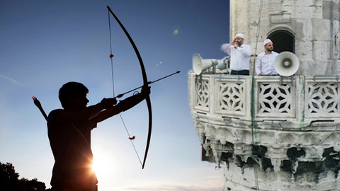 Tartıştığı cami imamını, okla vurdu!