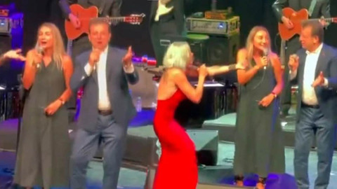 Konserde İmamoğlu sürprizi!