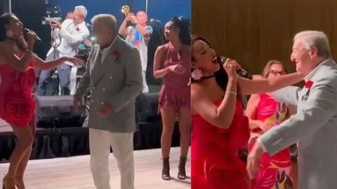 94 yaşındaki Rahmi Koç'un gece eğlencesi: Sahneden inmedi!