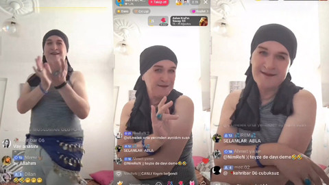 TikTok'ta rezalet bitmiyor! Canlı yayın açan adam kadın kılığında para topladı