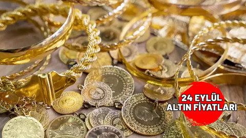 24 Eylül son dakika altın fiyatları 2024: Gram altın, çeyrek altın ve 22 ayar bilezik fiyatları ne kadar oldu?