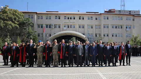 Adli yıl açılışında bir ilk yaşandı!