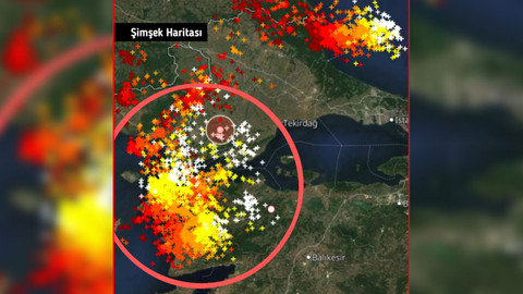 Patlata patlata geldi. Tam 3 bin şimşek kaydedildi