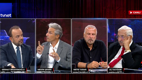 Şener'in sözlerine kızdı canlı yayını terk etti!